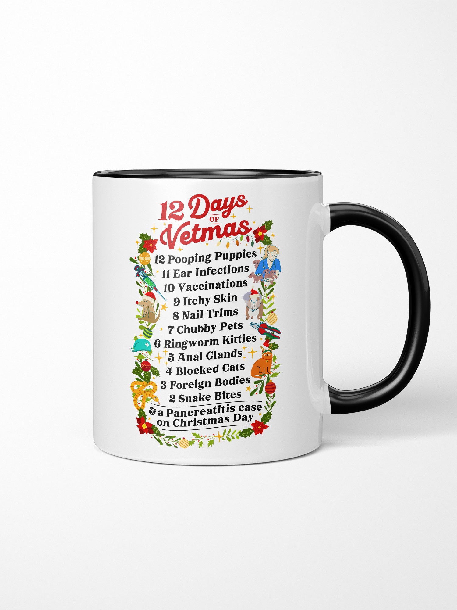 12 Days Of Vetmas Ceramic Mug
