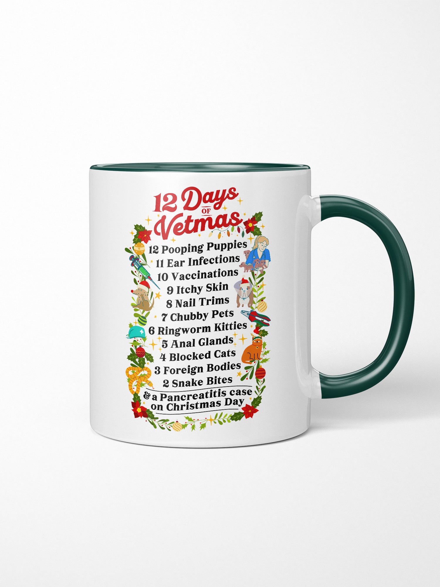 12 Days Of Vetmas Ceramic Mug