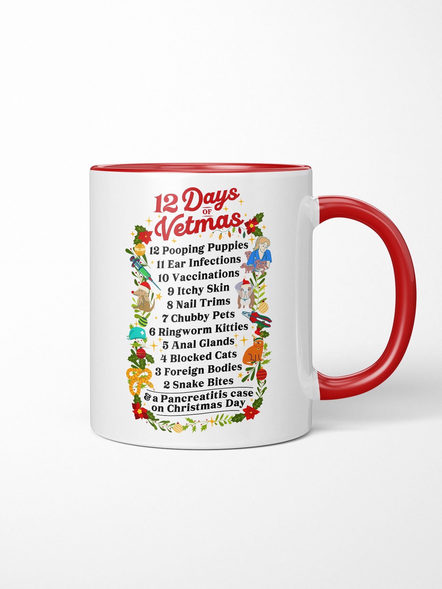 12 Days Of Vetmas Ceramic Mug