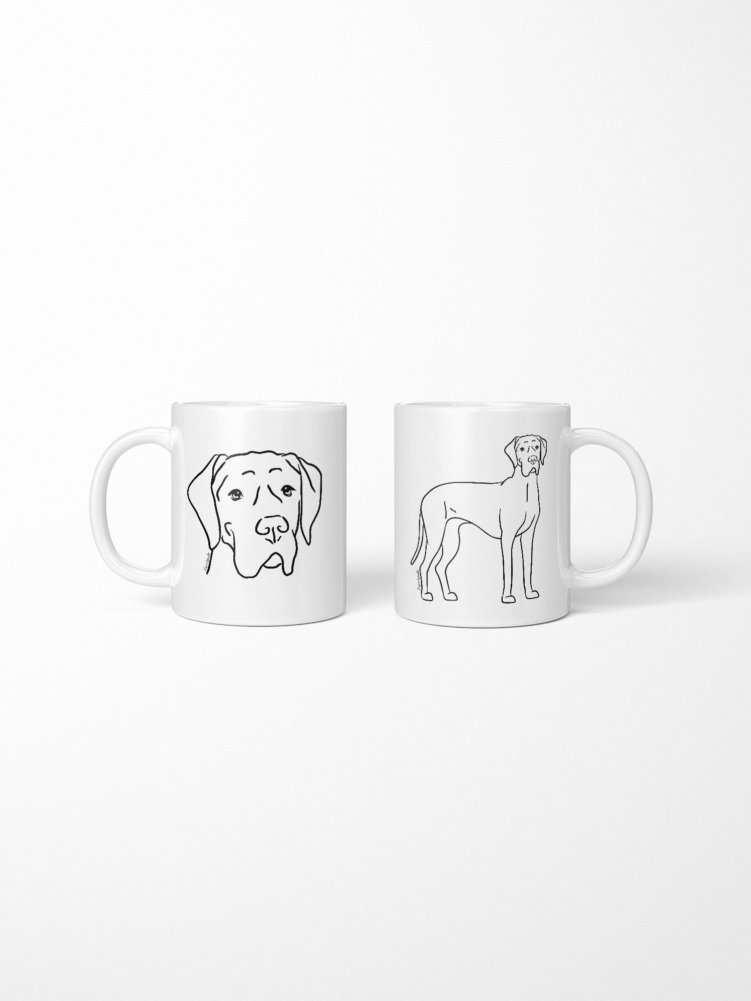 Great Dane Ceramic Mug