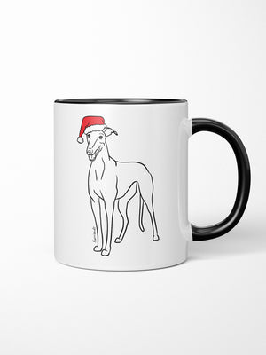 Greyhound Christmas Edition Ceramic Mug
