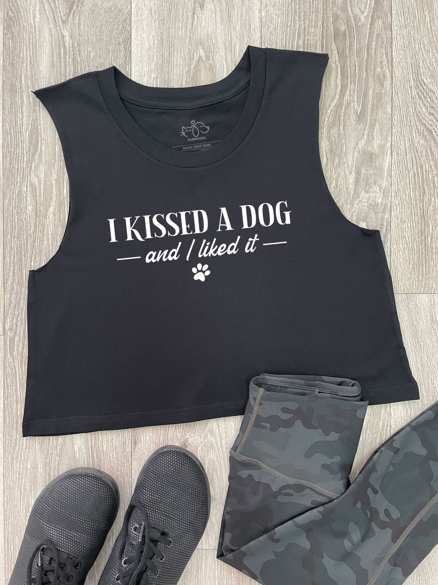 I Kissed A Dog And I Liked It Myah Crop Tank