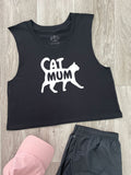 Cat Mum Silhouette Myah Crop Tank