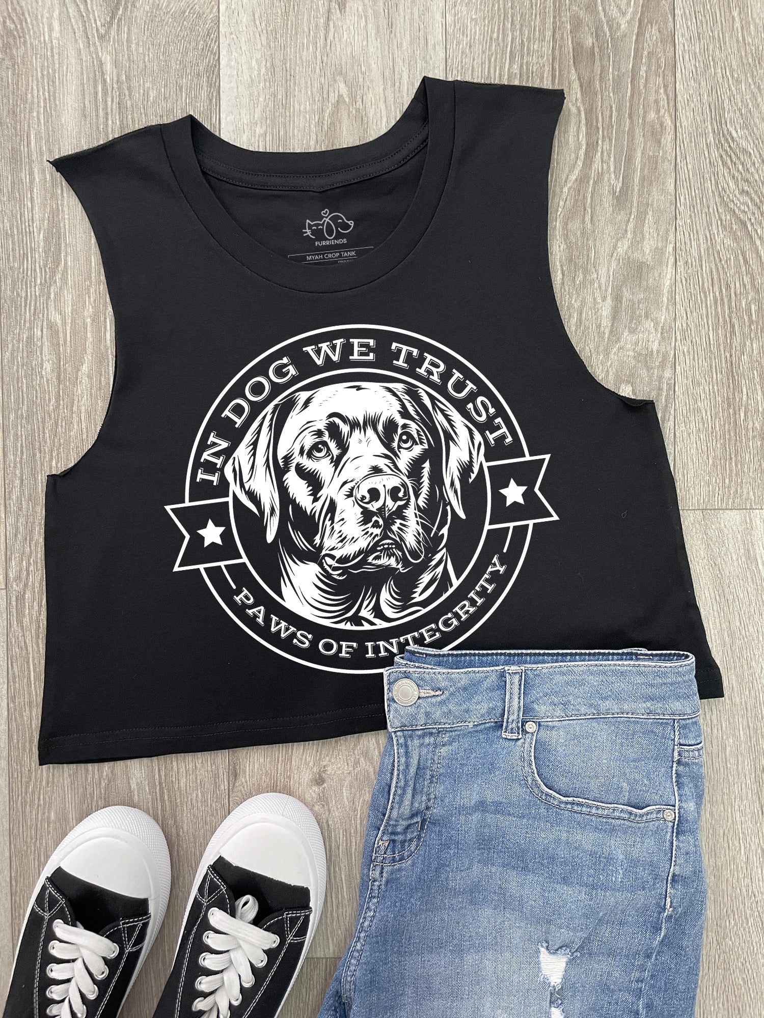 In Dog We Trust Myah Crop Tank