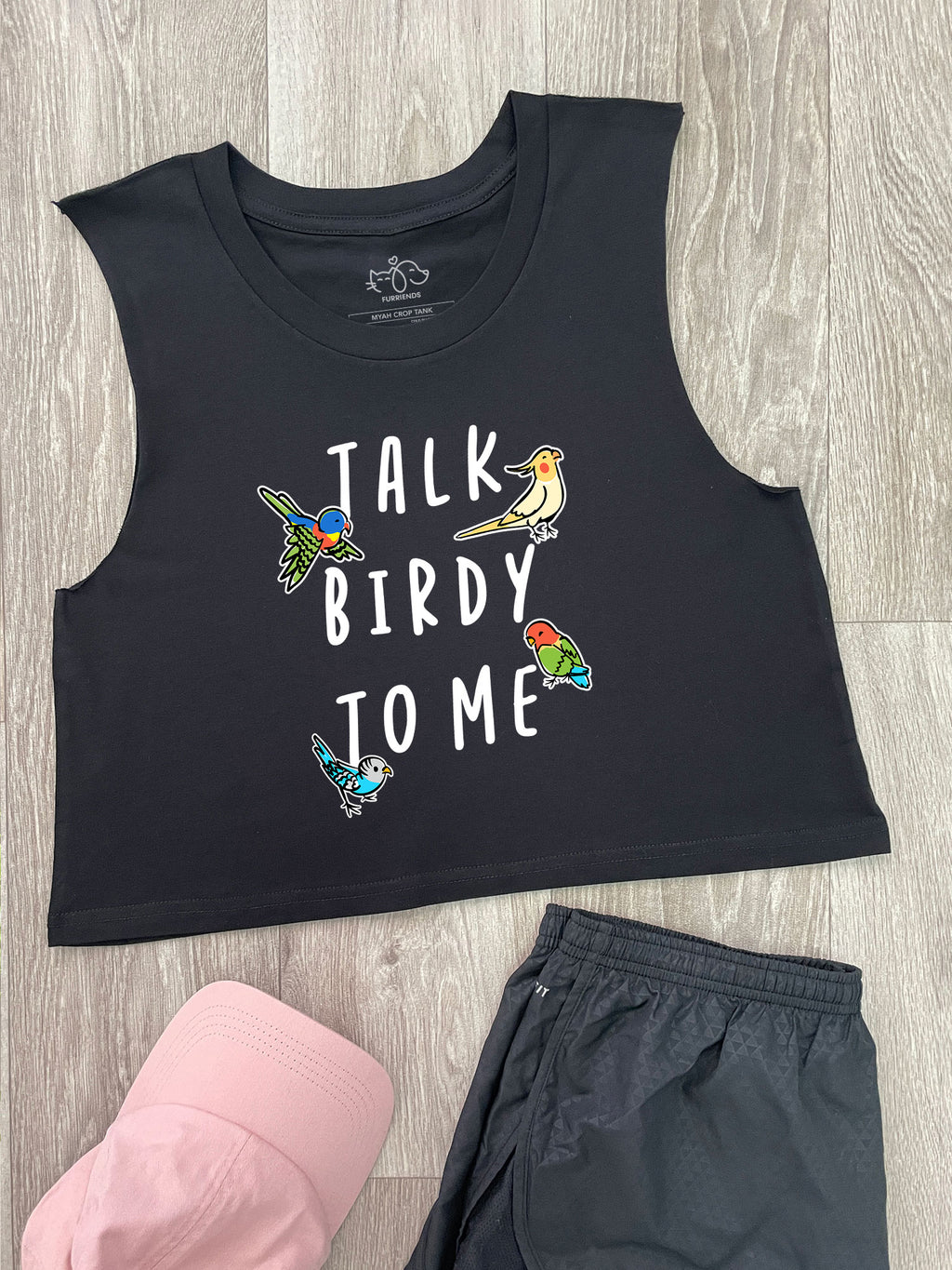 Talk Birdy To Me Myah Crop Tank