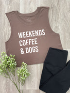 Weekends Coffee & Dogs Myah Crop Tank