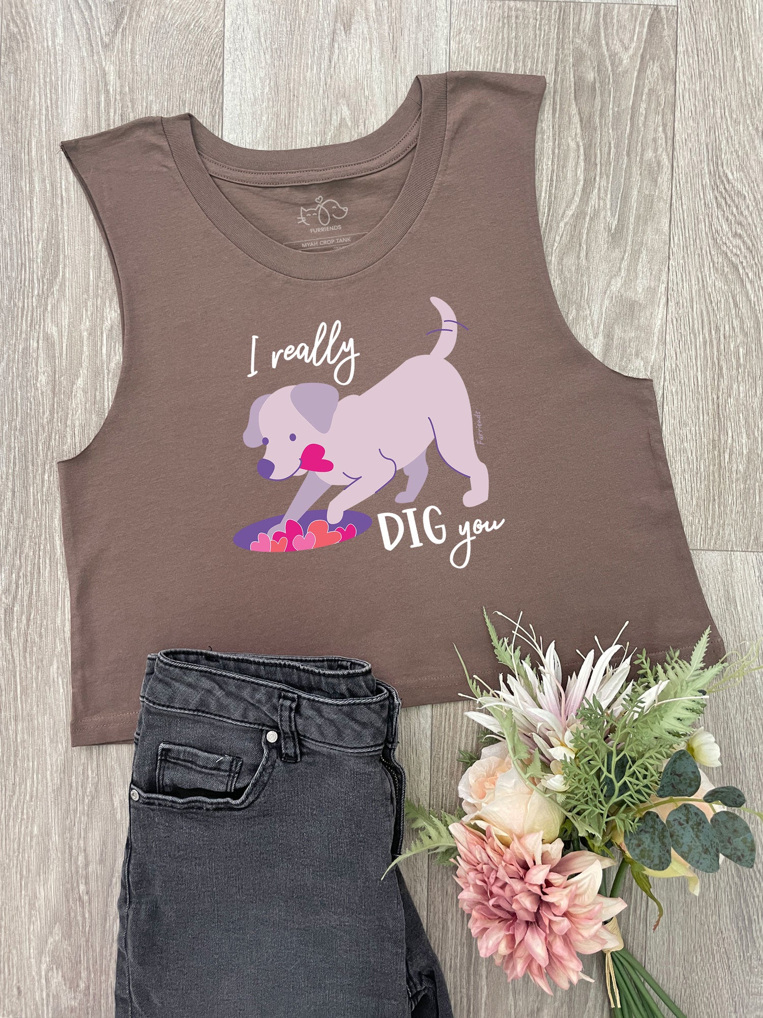 I Really Dig You Myah Crop Tank