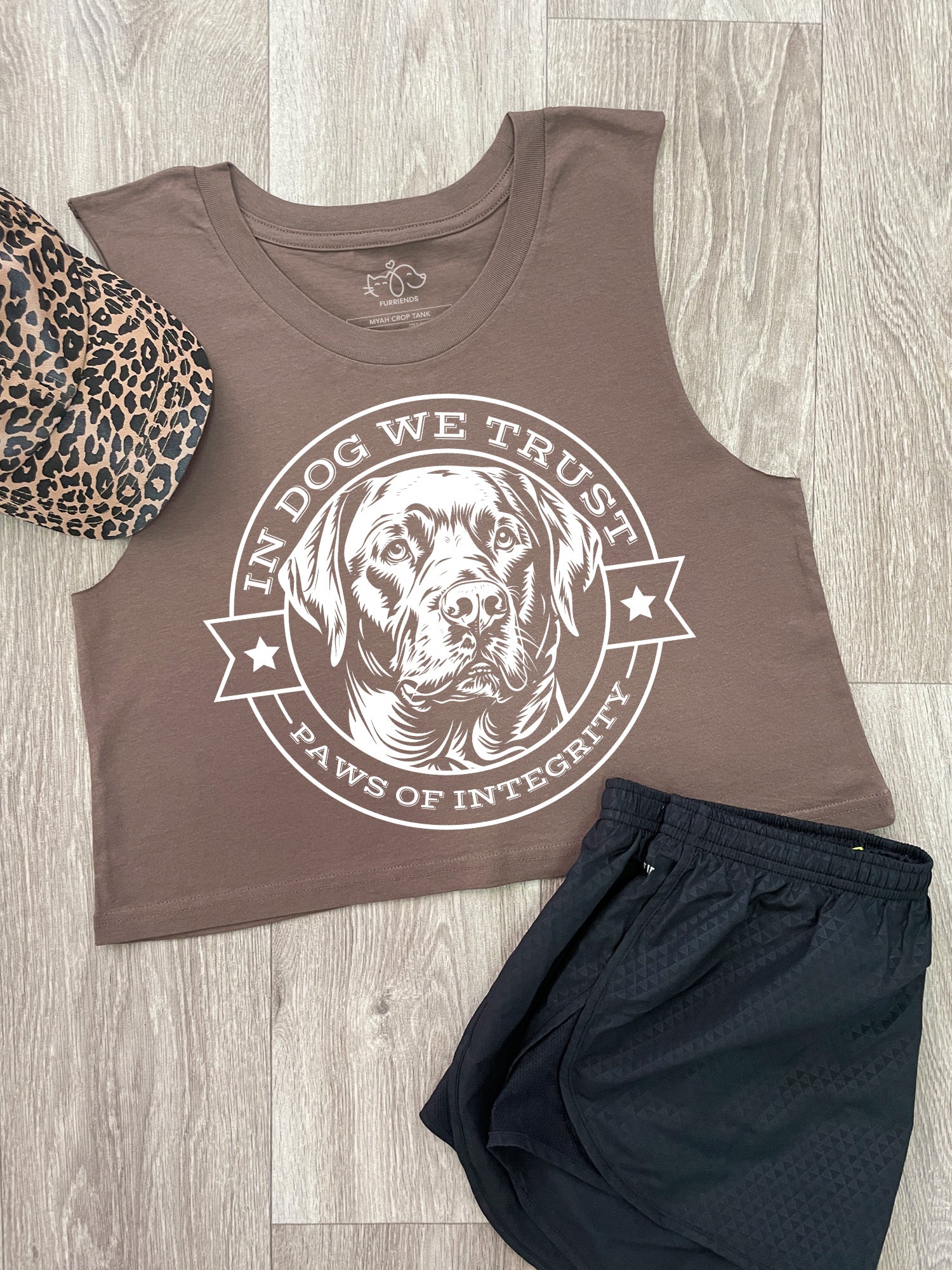 In Dog We Trust Myah Crop Tank