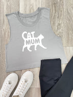 Cat Mum Silhouette Myah Crop Tank