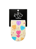 Candy Hearts No Show Socks