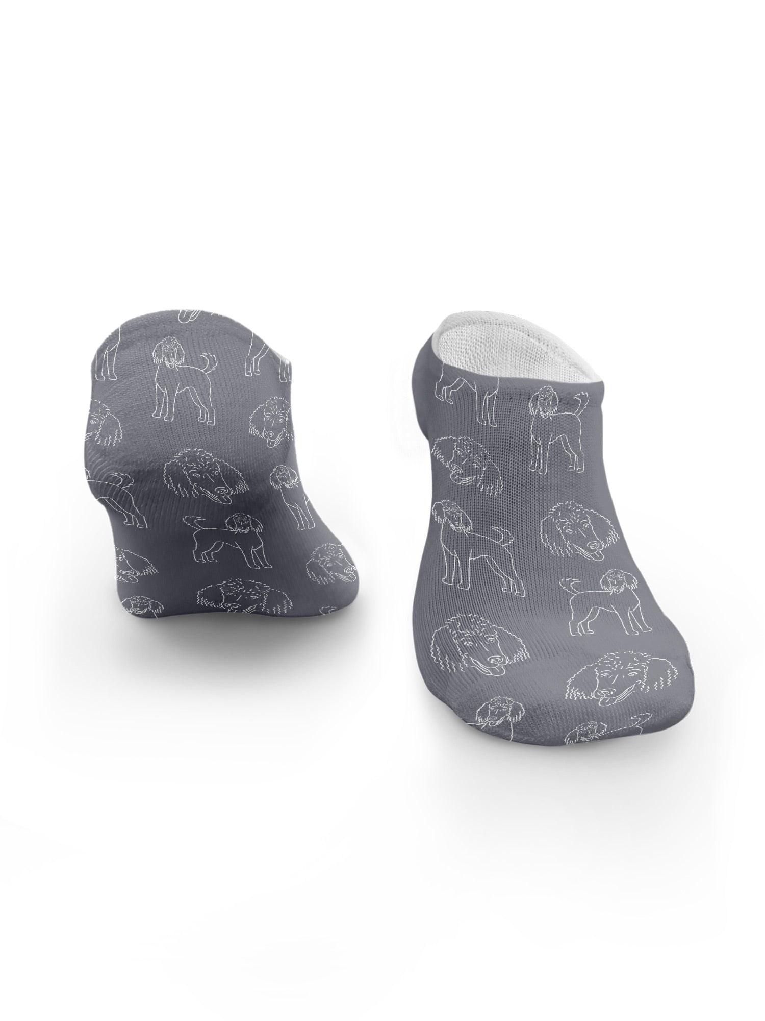 Standard Poodle No Show Socks