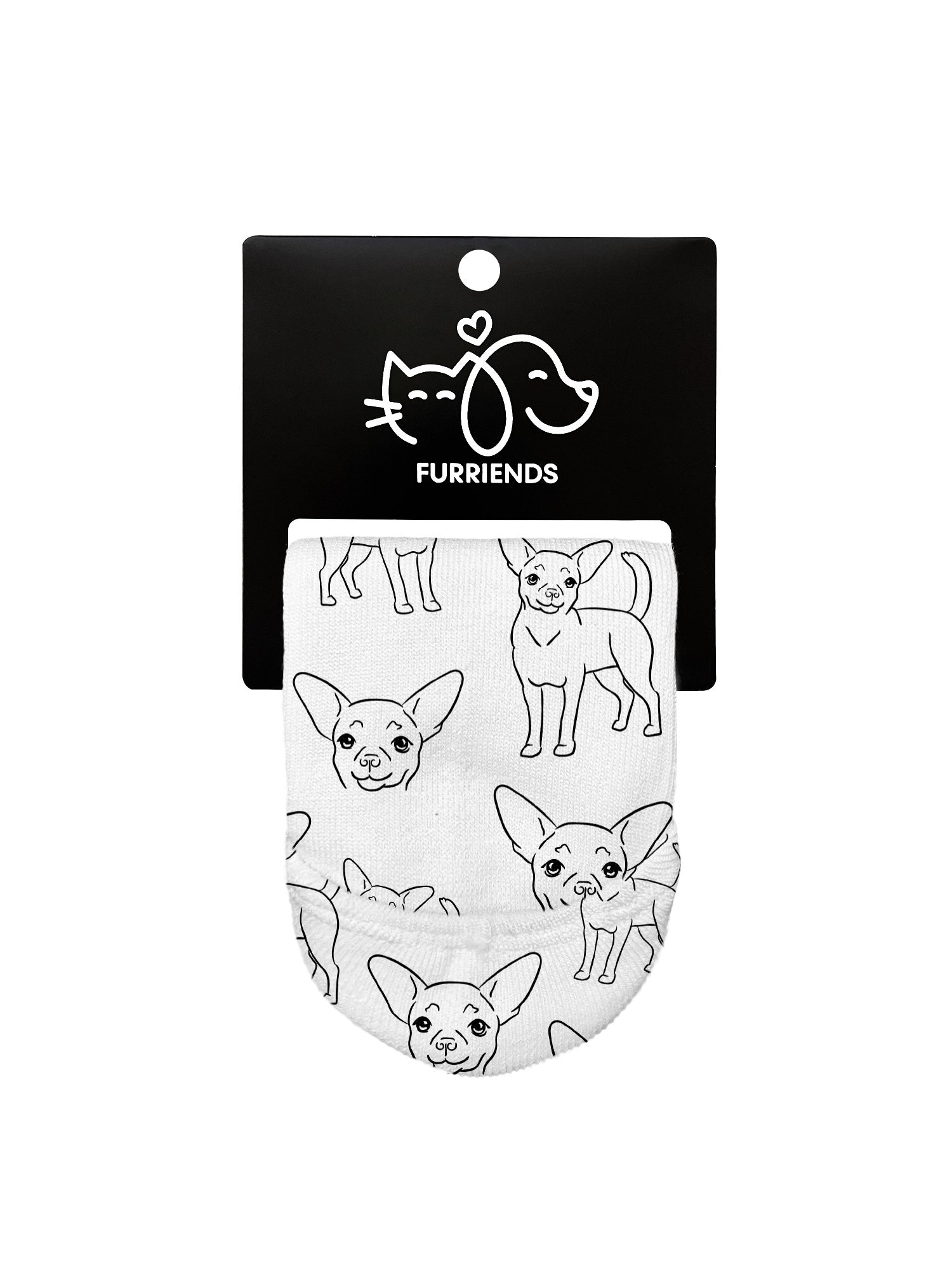 Chihuahua No Show Socks
