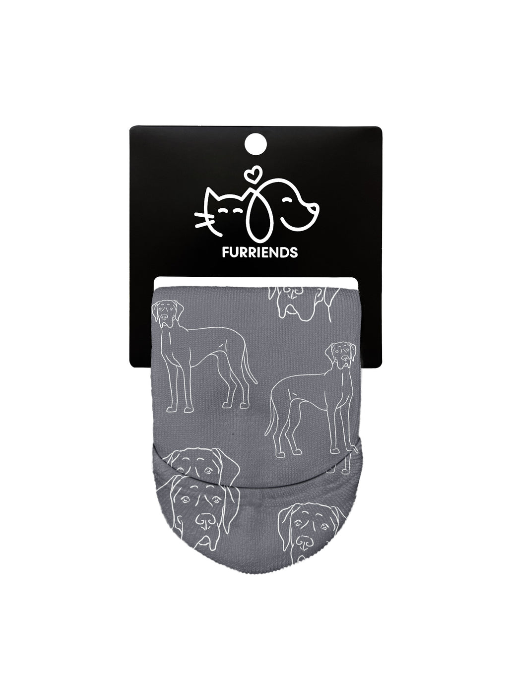 Great Dane No Show Socks