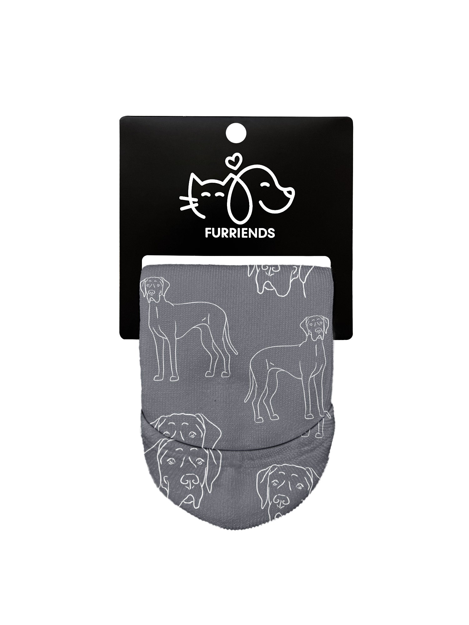 Great Dane No Show Socks
