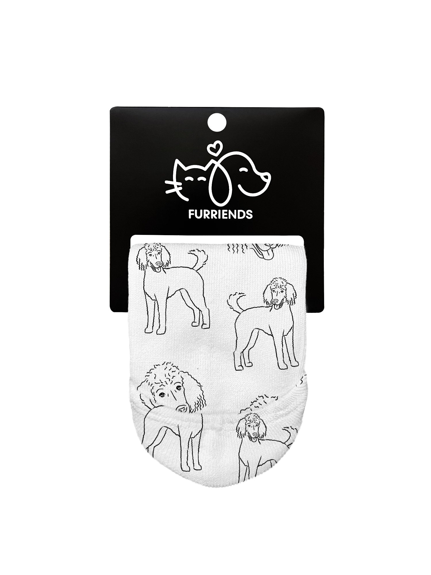 Standard Poodle No Show Socks