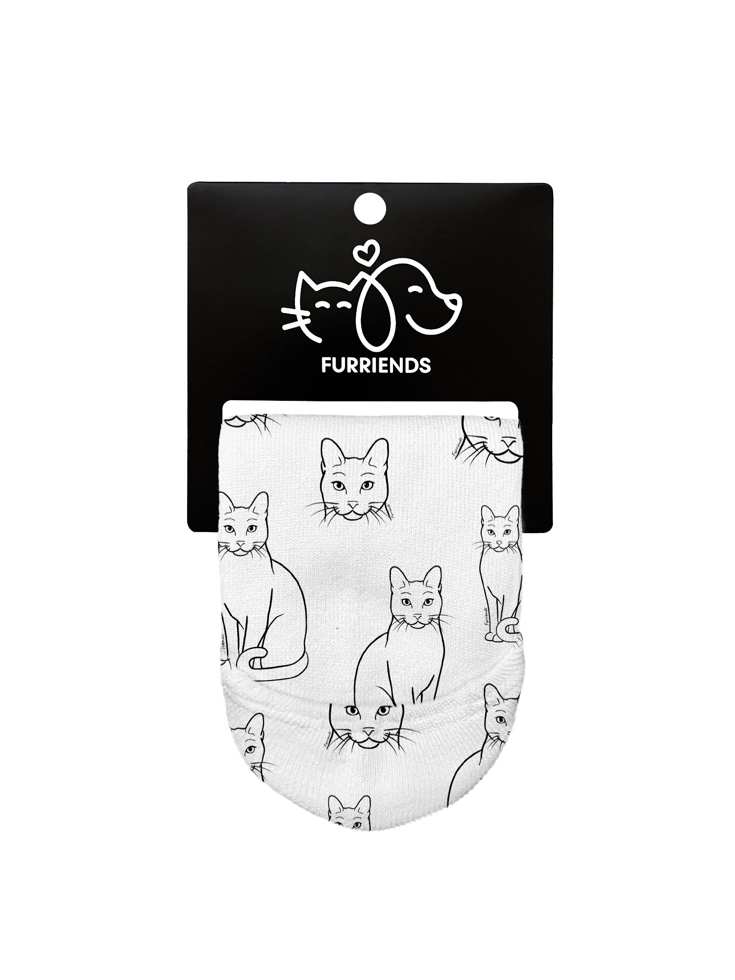 Russian Blue No Show Socks