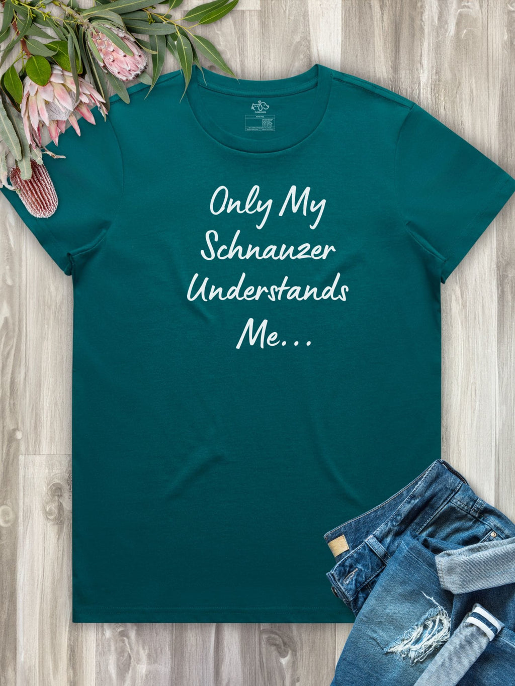 Only My Schnauzer Understands Me Regular Fit T-shirt
