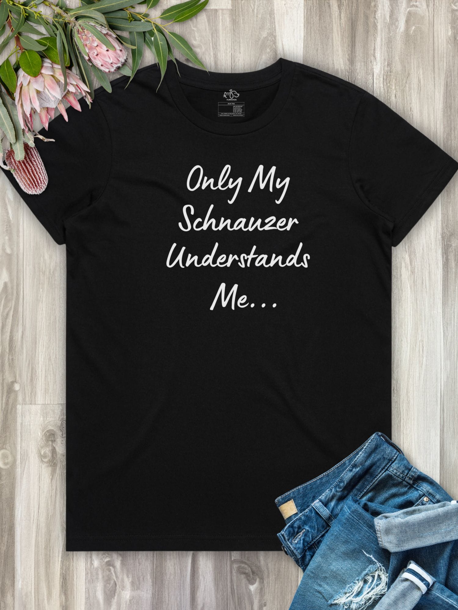 Only My Schnauzer Understands Me Regular Fit T-shirt