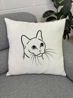 Burmese Linen Cushion Cover