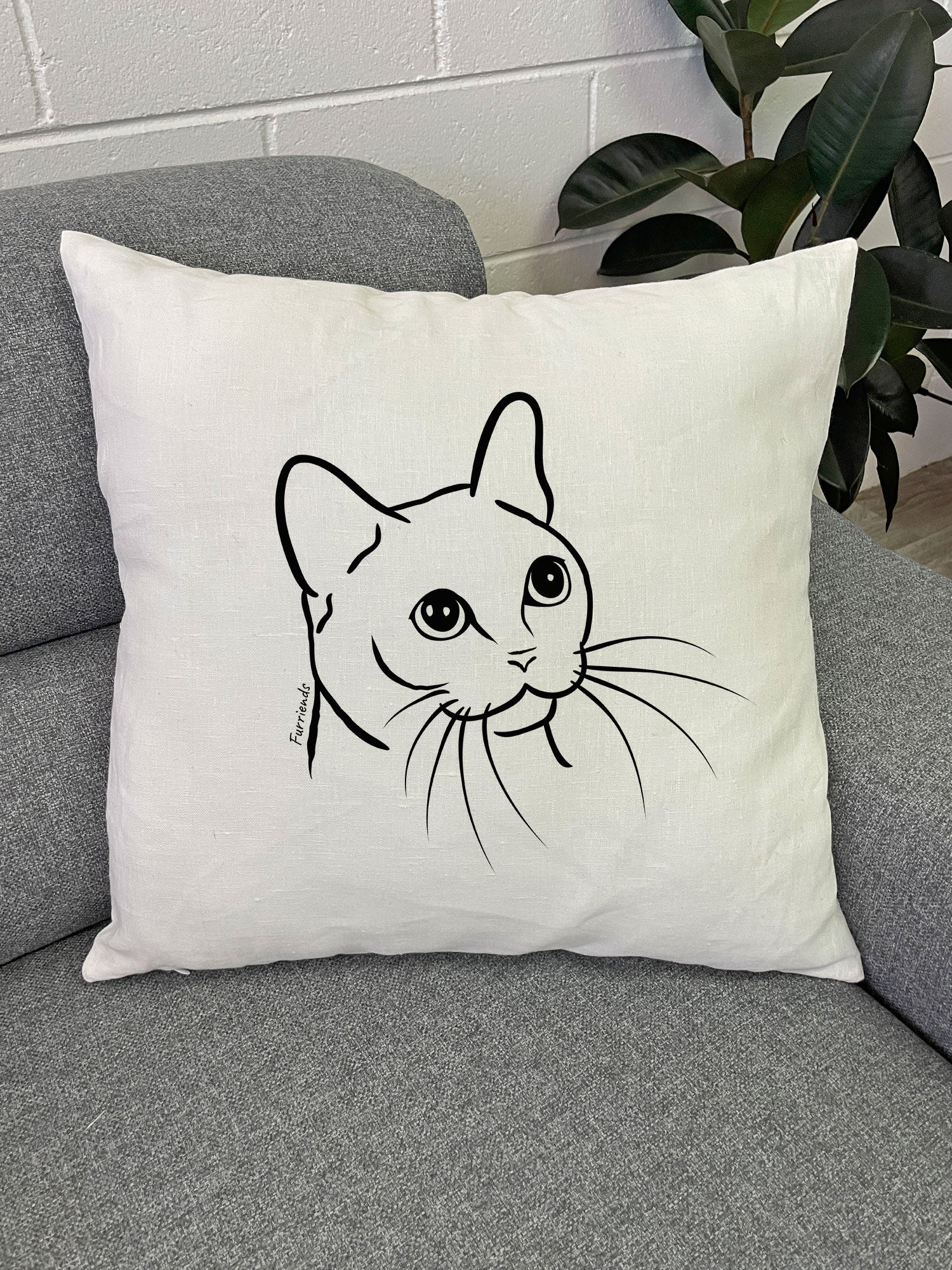 Burmese Linen Cushion Cover