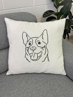 Australian Cattle Dog Linen Cushion Cover