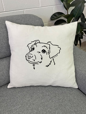 Jack Russell Terrier (Rough Coat) Linen Cushion Cover