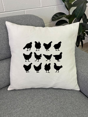 The Flock Linen Cushion Cover