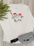 Superb Fairy Wren Christmas Edition Olivia Long Sleeve Tee