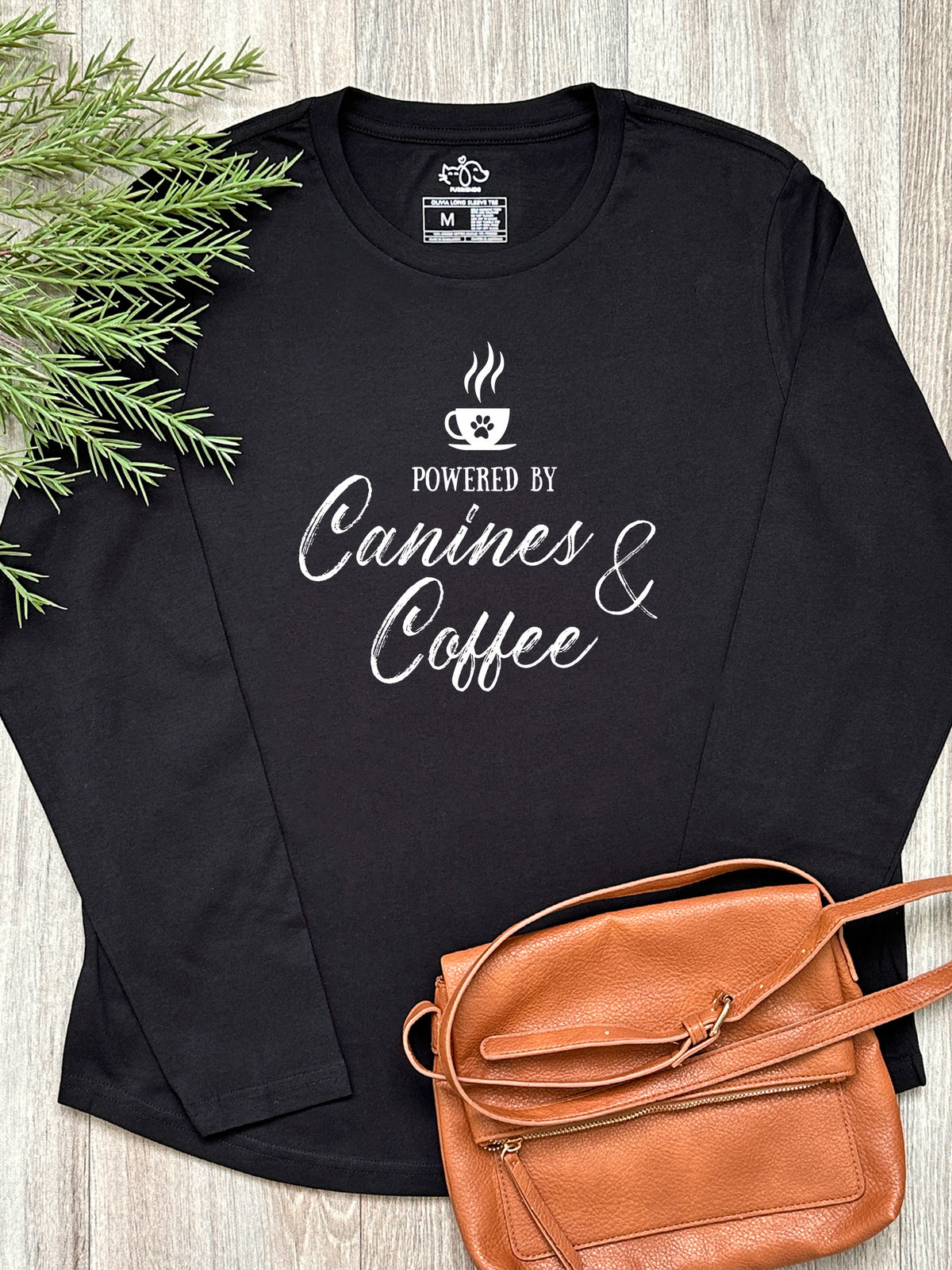 Canines &amp; Coffee Olivia Long Sleeve Tee