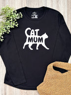 Cat Mum Silhouette Olivia Long Sleeve Tee