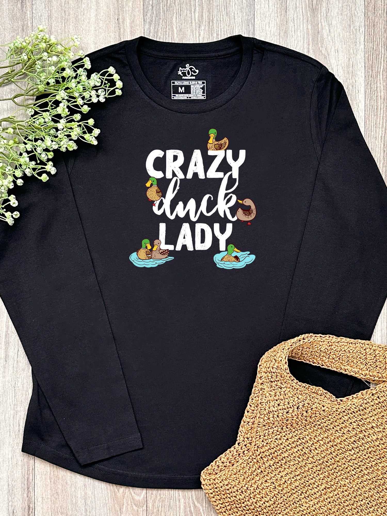 Crazy Duck Lady Olivia Long Sleeve Tee