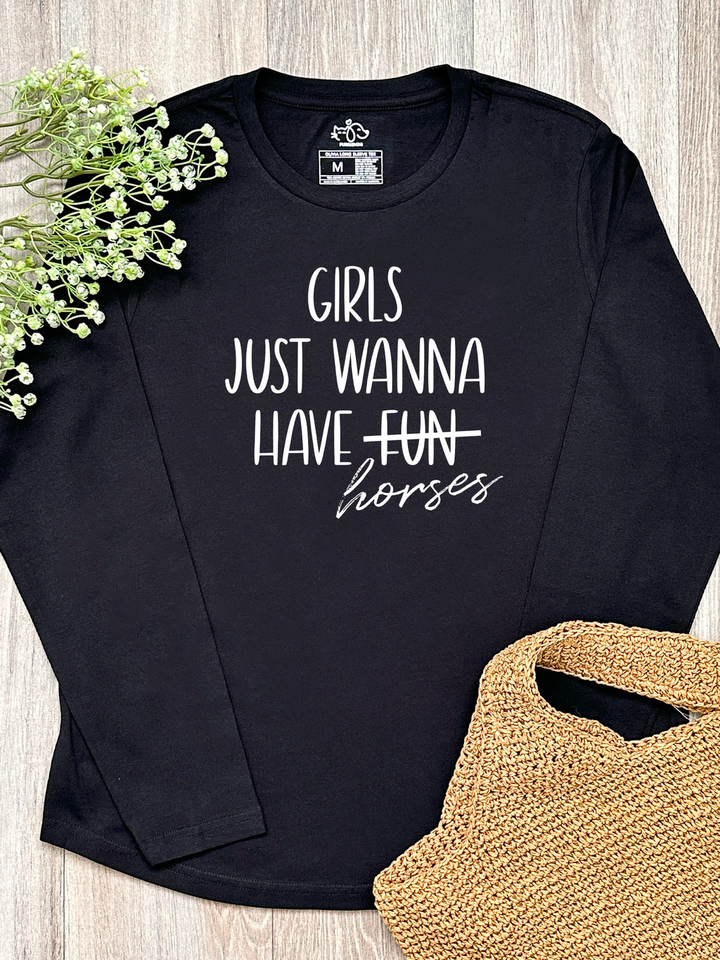 Girls Just Wanna Have Horses Olivia Long Sleeve Tee
