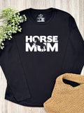 Horse Mum Silhouette Olivia Long Sleeve Tee