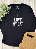 I Love My Cat Olivia Long Sleeve Tee