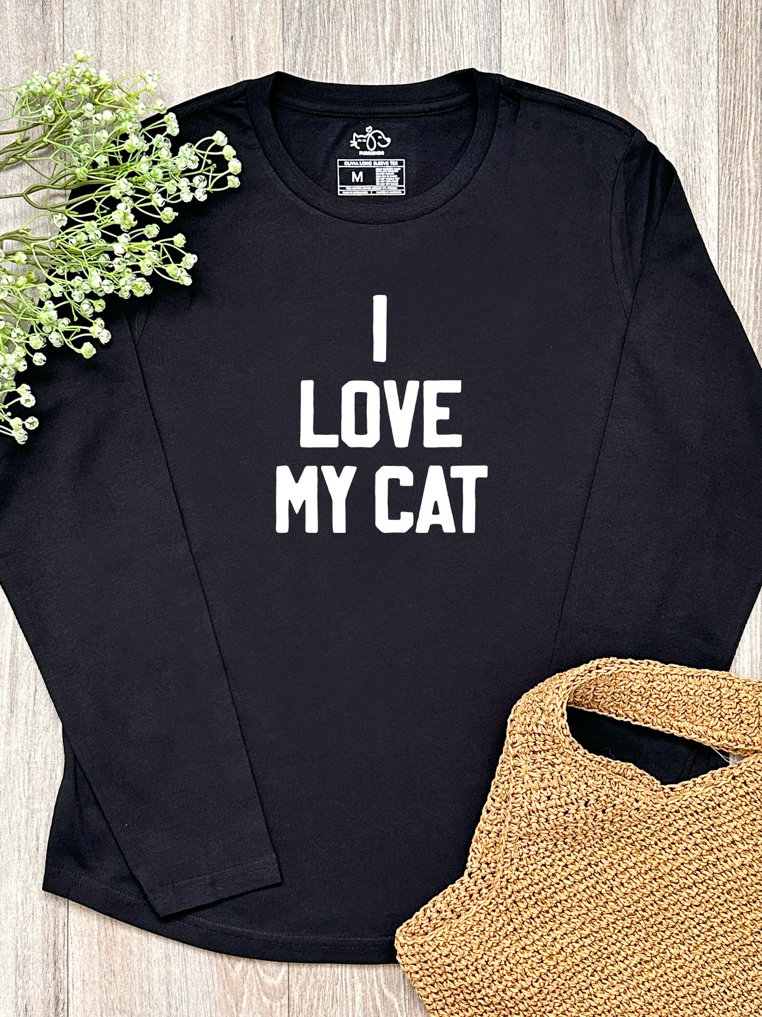 I Love My Cat Olivia Long Sleeve Tee