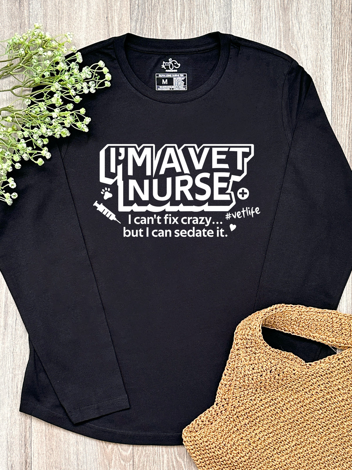 I&#39;m A Vet Nurse Olivia Long Sleeve Tee