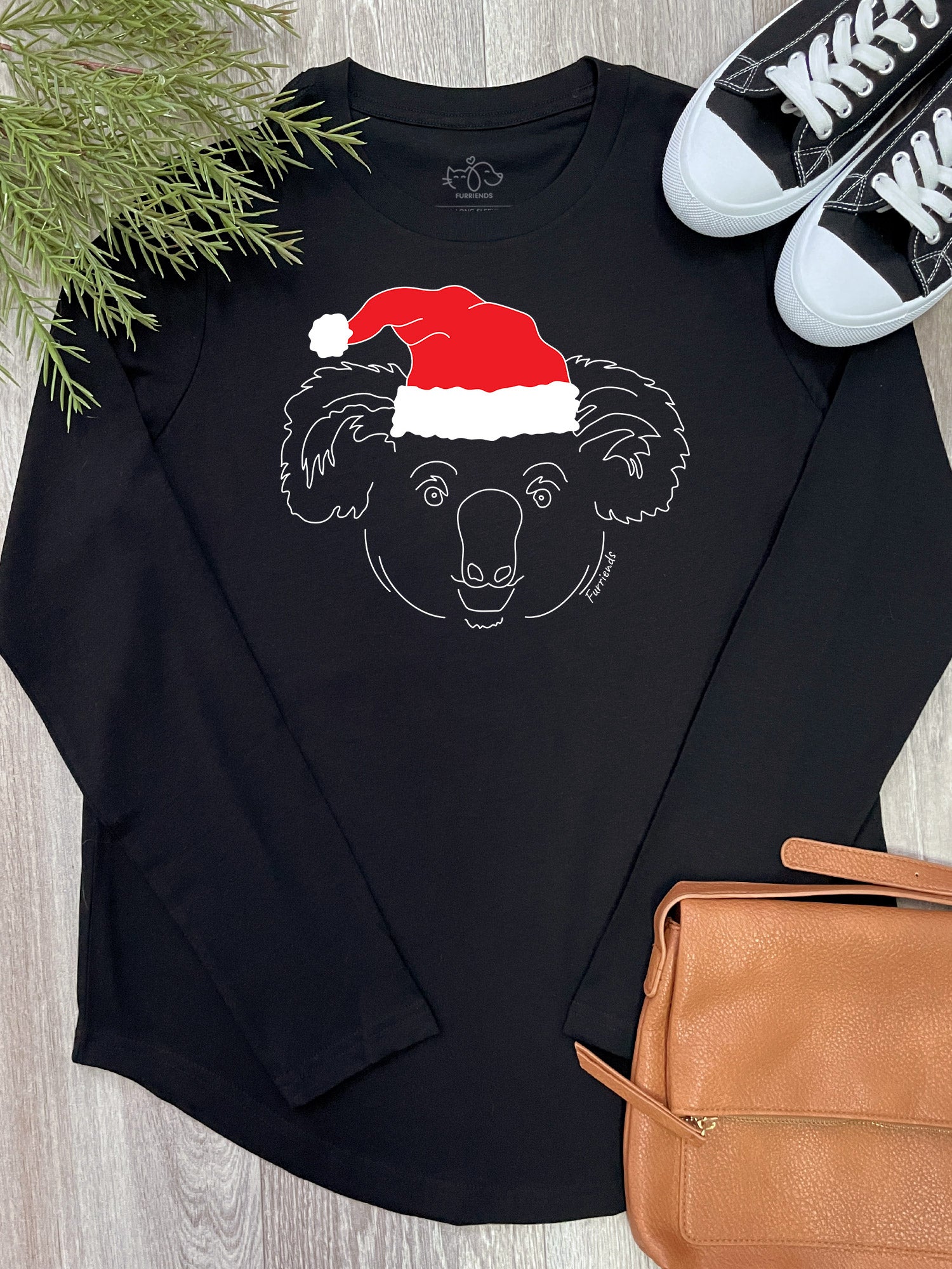 Koala Christmas Edition Olivia Long Sleeve T Shirt Furriends