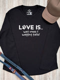 Love Is... Wet Noses & Wagging Tails! Olivia Long Sleeve Tee
