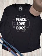 Peace. Love. Dogs. Olivia Long Sleeve Tee