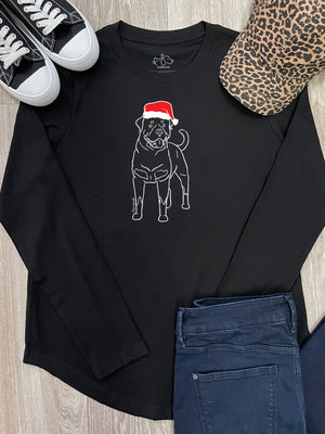 Rottweiler Christmas Edition Olivia Long Sleeve Tee