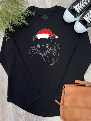 Spotted-Tailed Quoll Christmas Edition Olivia Long Sleeve Tee