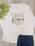 Are You Kitten Me? Olivia Long Sleeve Tee