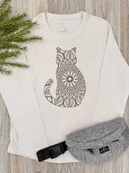 Cat Mandala Olivia Long Sleeve Tee