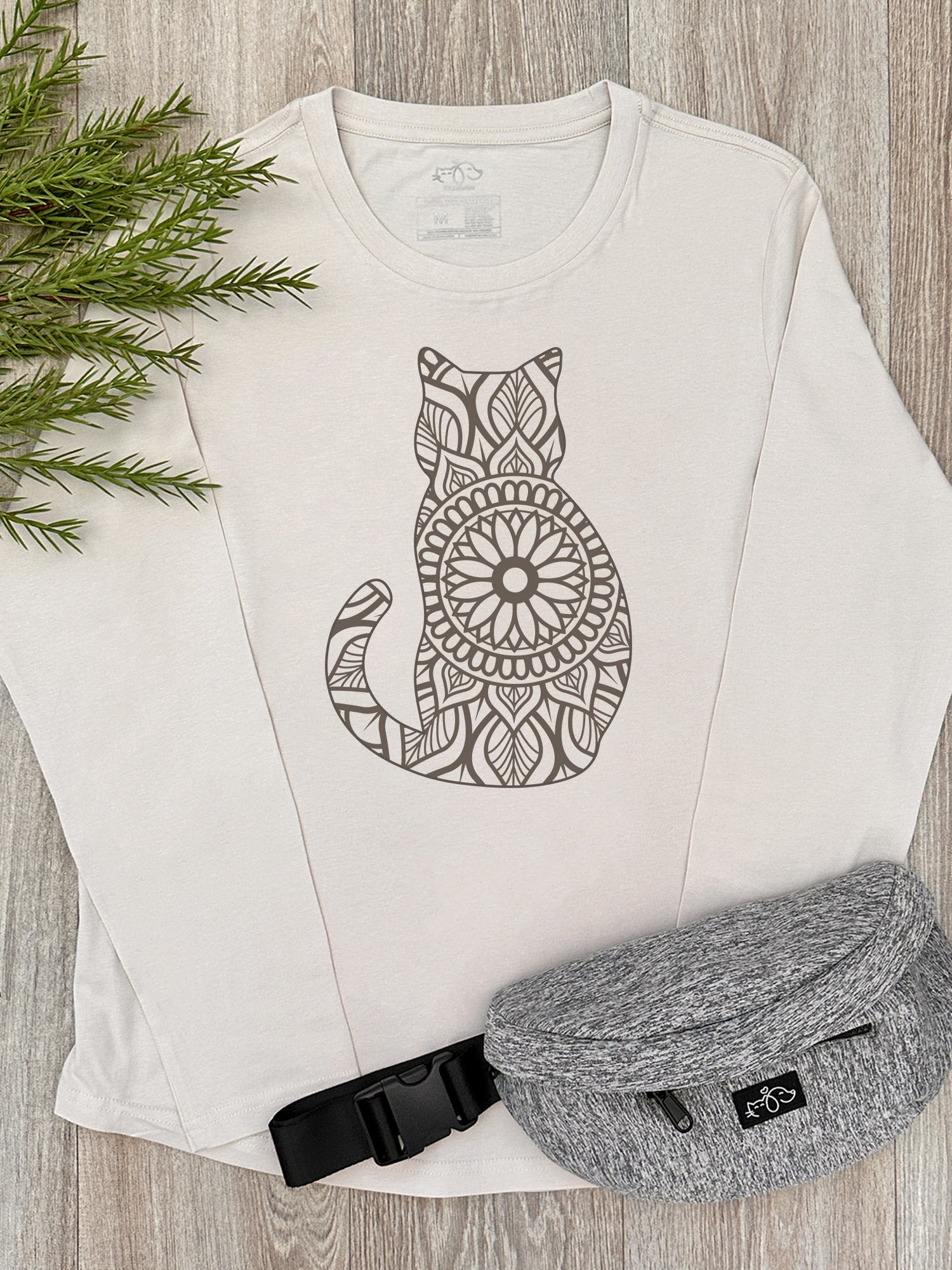 Cat Mandala Olivia Long Sleeve Tee