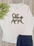 Cat Mum Silhouette Olivia Long Sleeve Tee