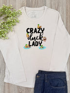 Crazy Duck Lady Olivia Long Sleeve Tee