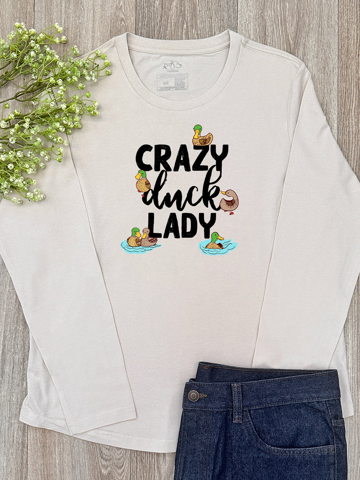 Crazy Duck Lady Olivia Long Sleeve Tee