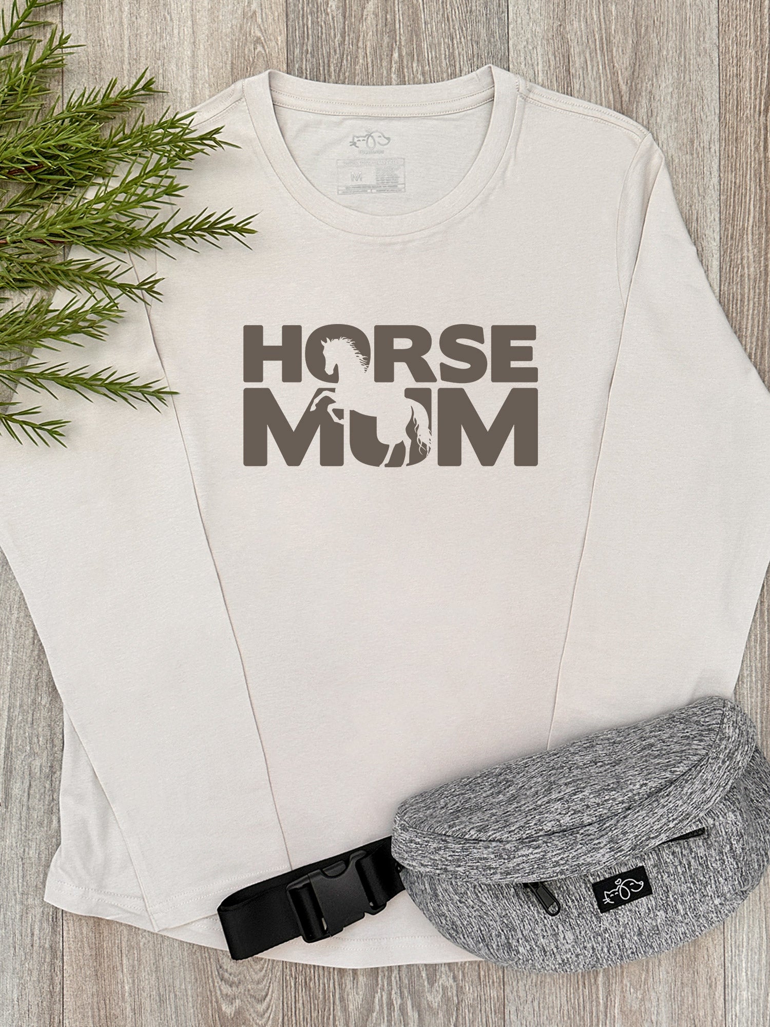 Horse Mum Silhouette Olivia Long Sleeve Tee