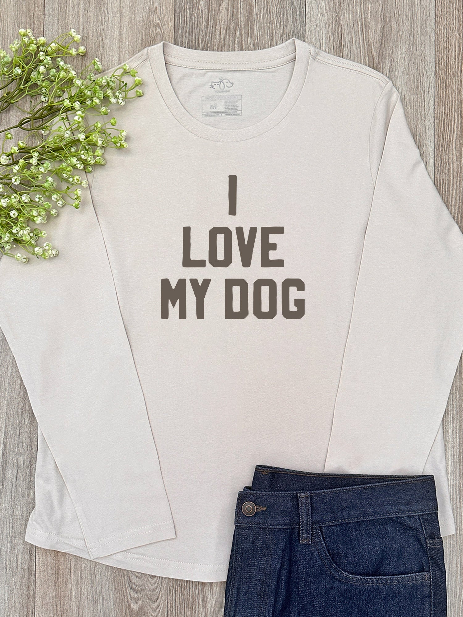 I Love My Dog Olivia Long Sleeve Tee