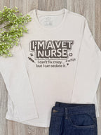I'm A Vet Nurse Olivia Long Sleeve Tee